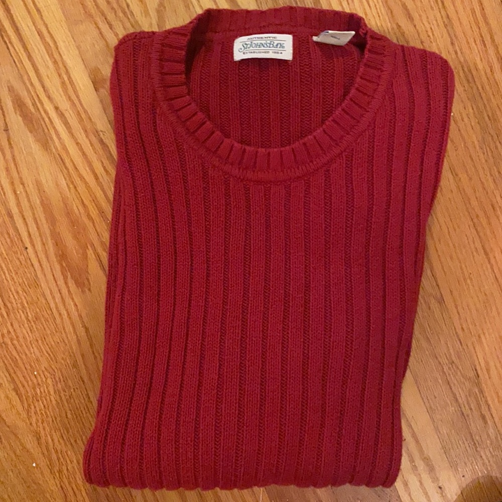 Mens Sweater St. John’s Bay Pullover 100%cotton